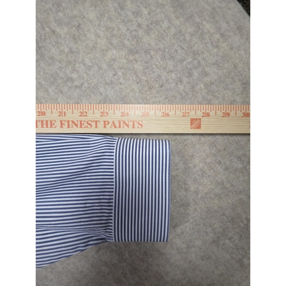 Ariat Pro Series Shirt Mens 2XL Blue White Striped Button Down Western Workwear - Picture 8 of 9